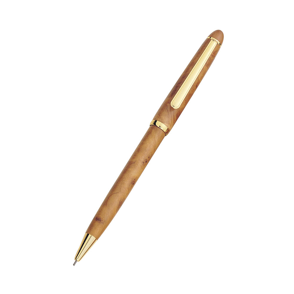 Executive Medium Sized Burl Wood Mechanical Pencil