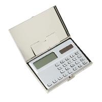Calculator with Built-In Card Holder