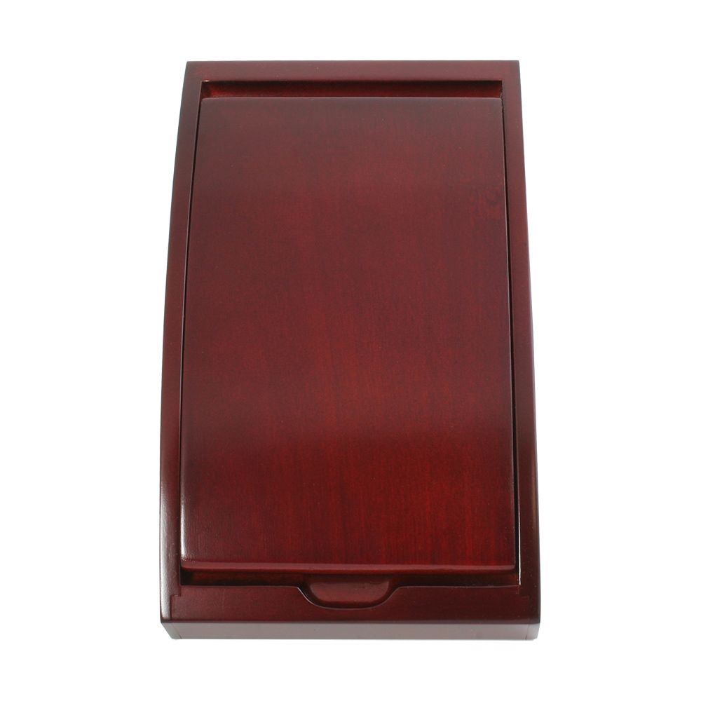 Small Arched Wooden Box in Rosewood Finish