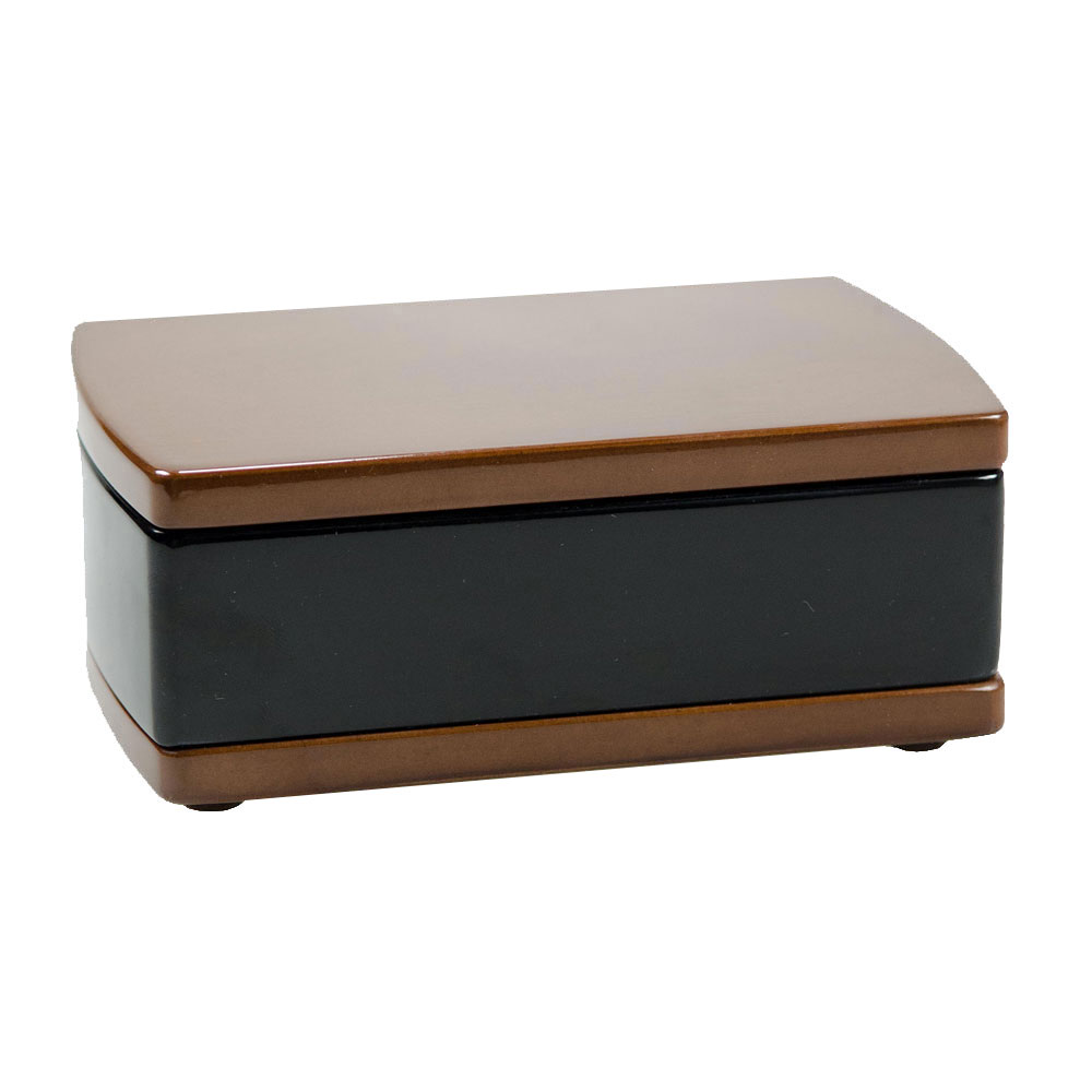 Elegant Two Tone Wooden Box in Piano Finish