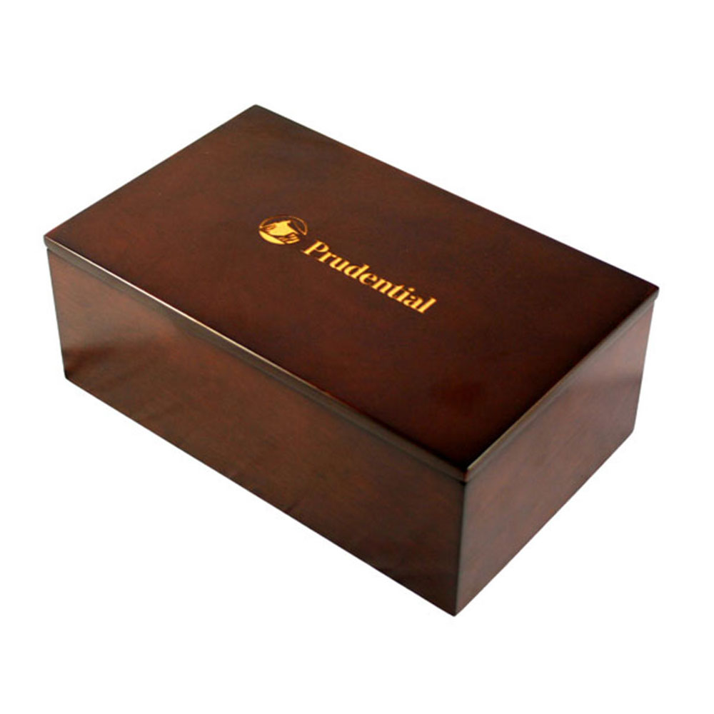 Large Espresso Finish Wooden Keepsake Box B811ES