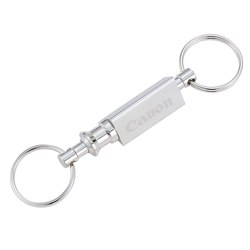 Triangular Metal Key Chain