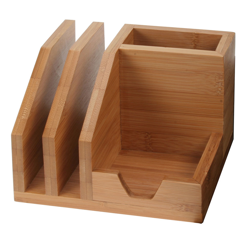 Bamboo Desktop Organizer Tray