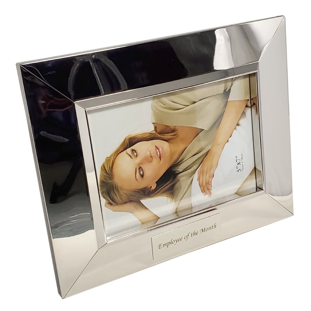 Shiny Silver Picture Frame (5" x 7")