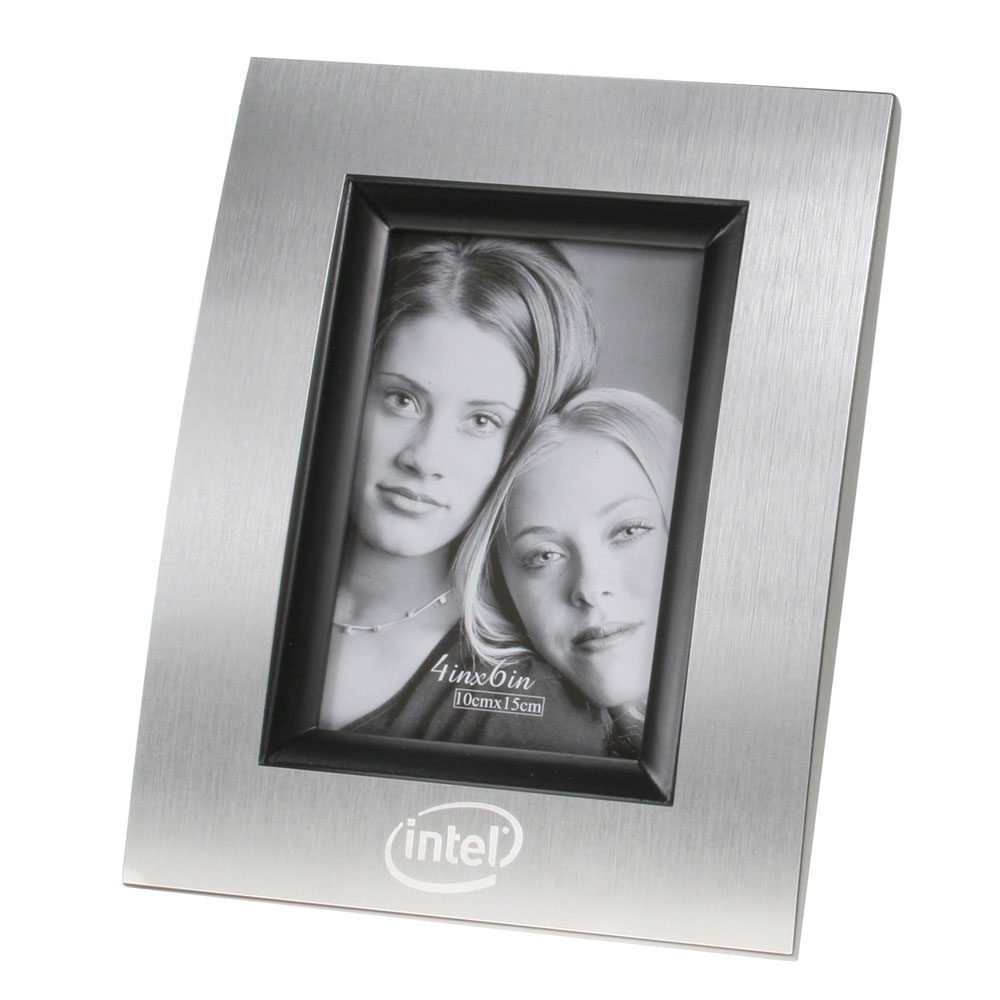 Brushed Aluminum Picture Frame (4" x 6")