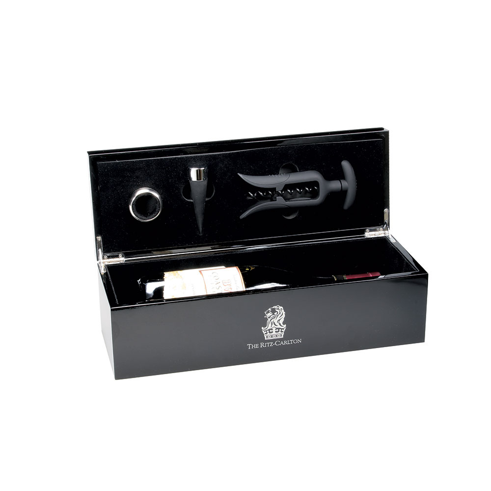 Carbon Fiber Finish Wine Gift Box