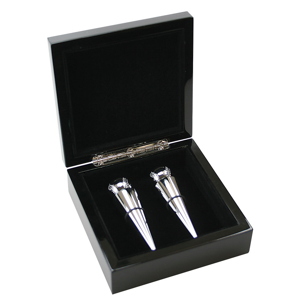 Twin Baseball Wine Stopper Gift Set