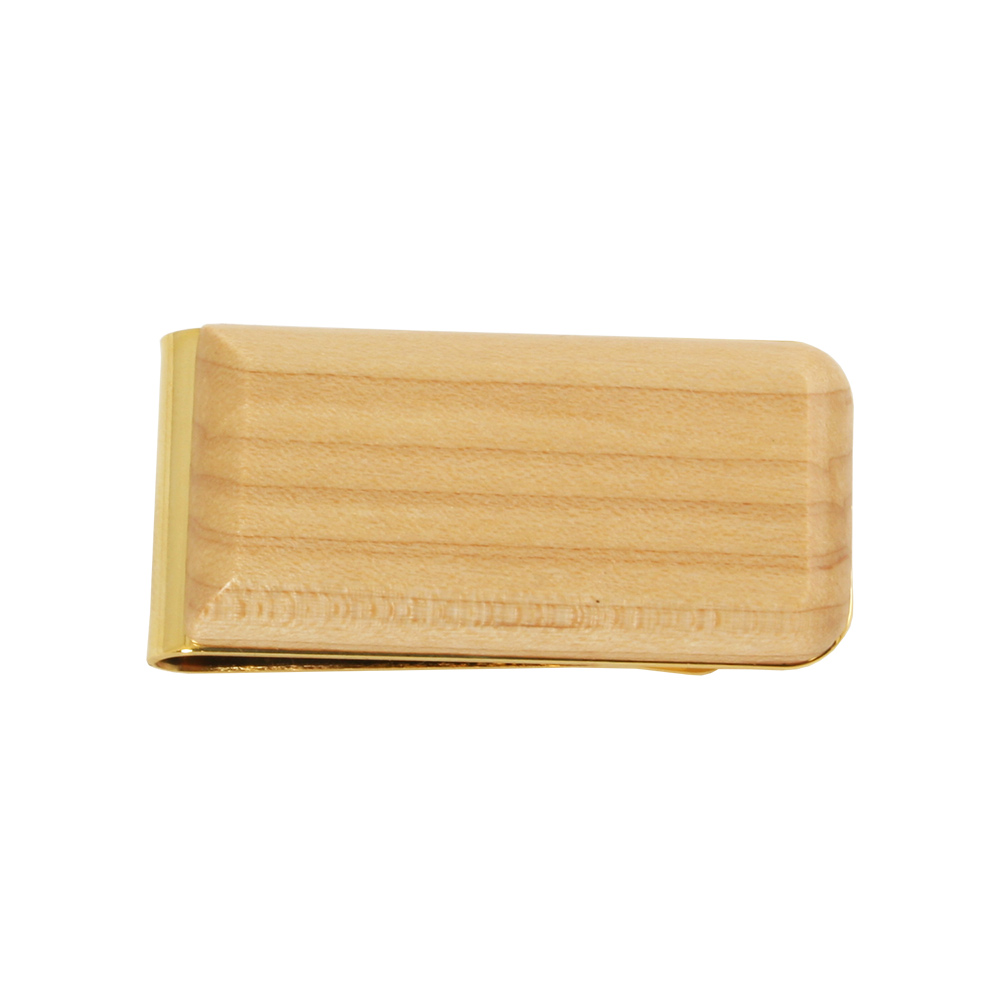 Genuine Maple Wood Money Clip