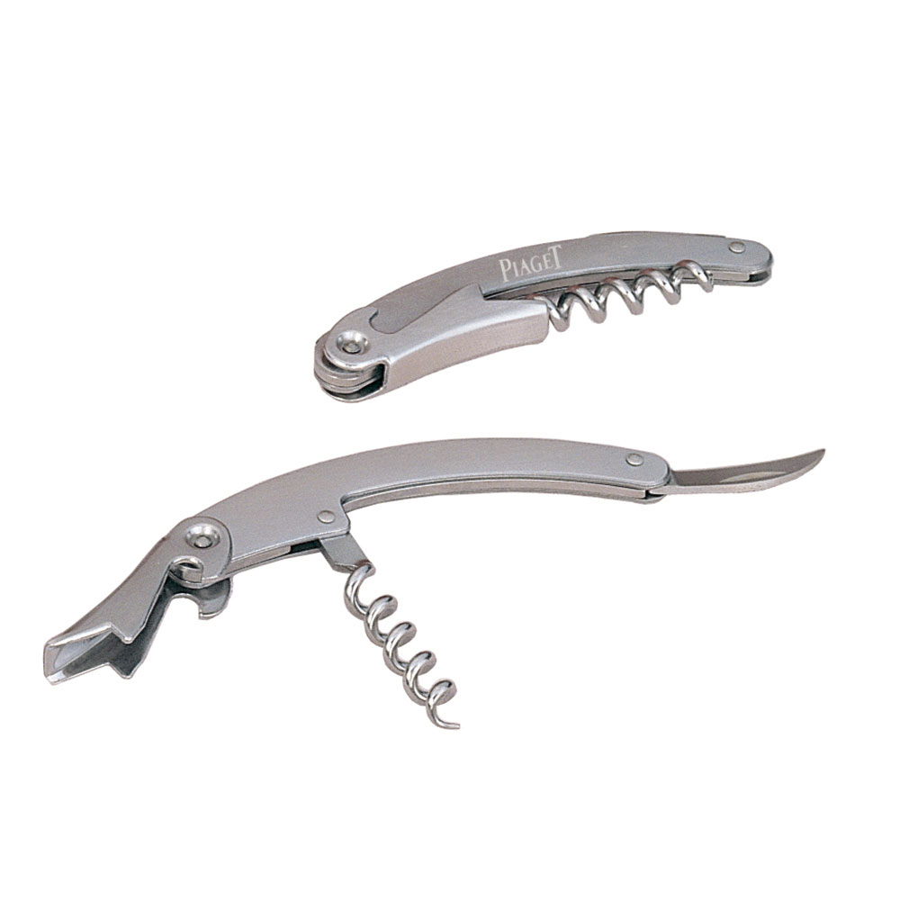 Three-In-One Corkscrew in Silver Finish