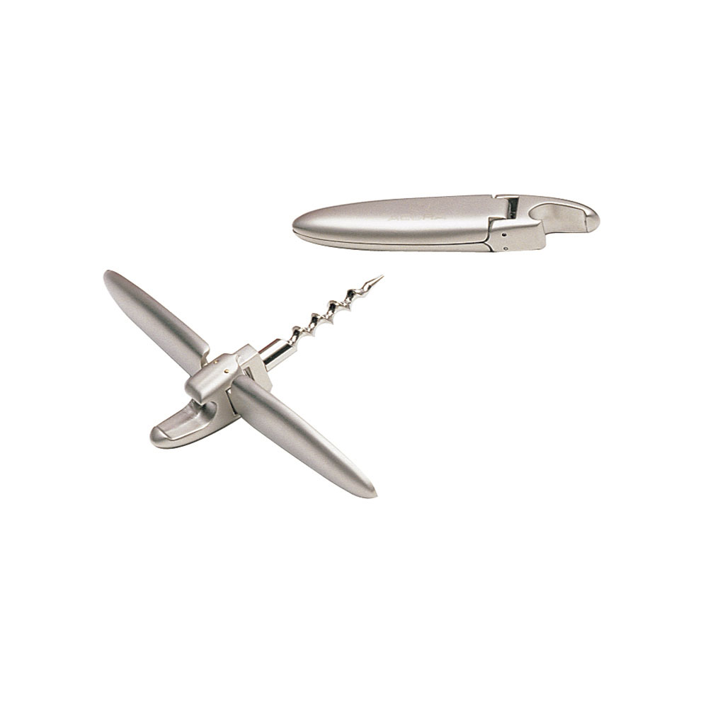 Two-In-One Corkscrew/Bottle Opener in Satin Pearl