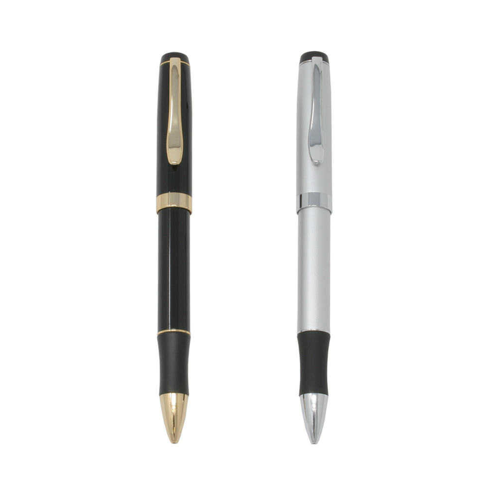 Executive Silver Ballpoint Pen with Silver Accents