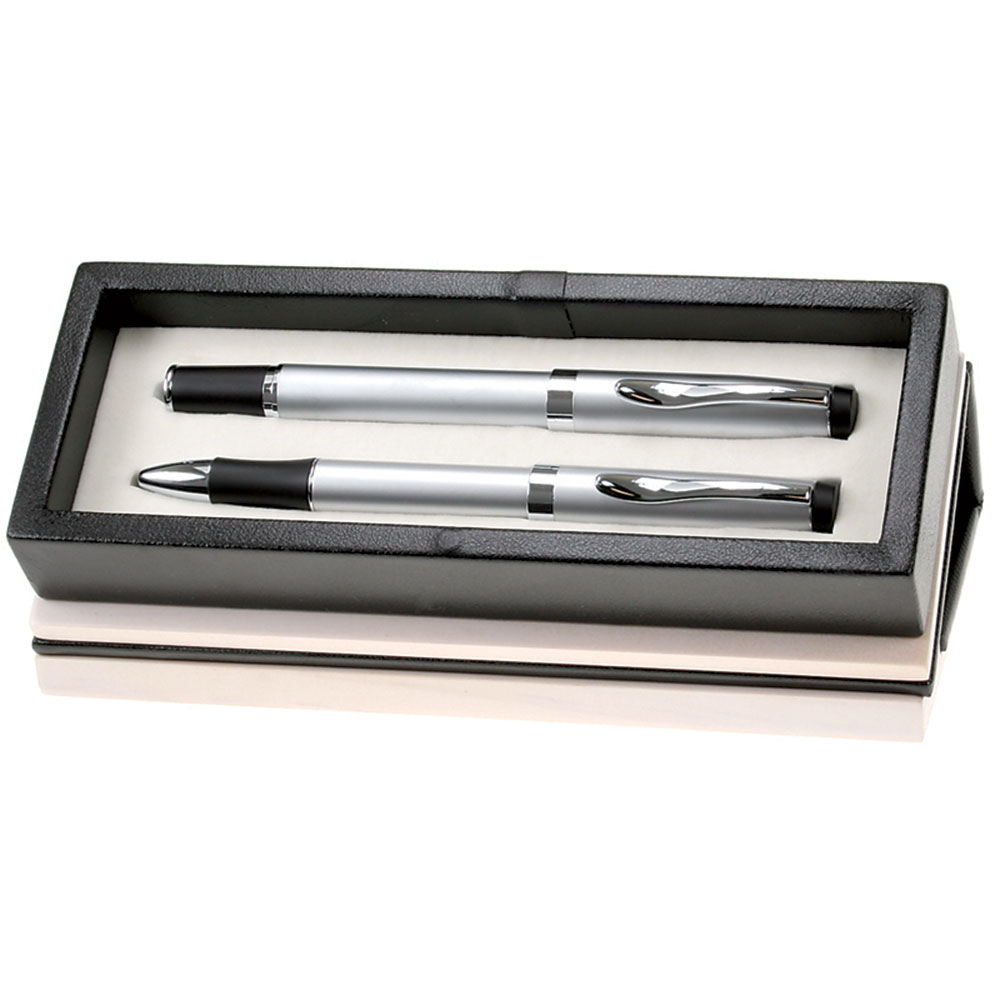 Black Ball Pen and Roller Ball Pen Set S6110CBK