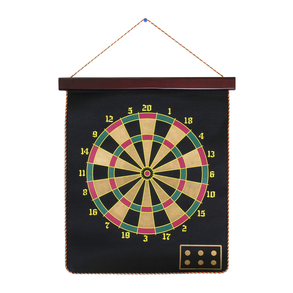 Double-Sided Magnetic Dart Board