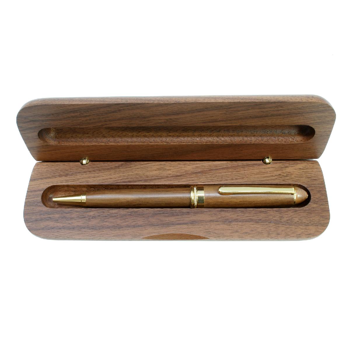 Solid Walnut Pen in Walnut Box