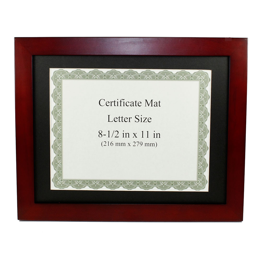 Rosewood Finish Wooden Certificate Frame 8 1 2 X11 F3080cr Rosewood Finish Wooden Certificate Frame 8 1 2 X11